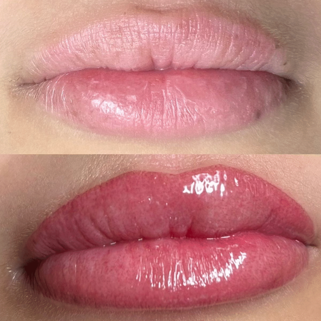 smudge-free lip tattoo