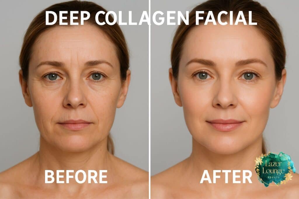 Deep Collagen Facial at Lazer Lounge