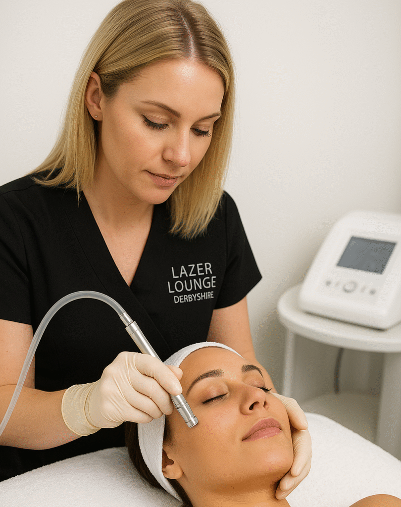 microdermabrasion therapy at Lazer Lounge Derbyshire