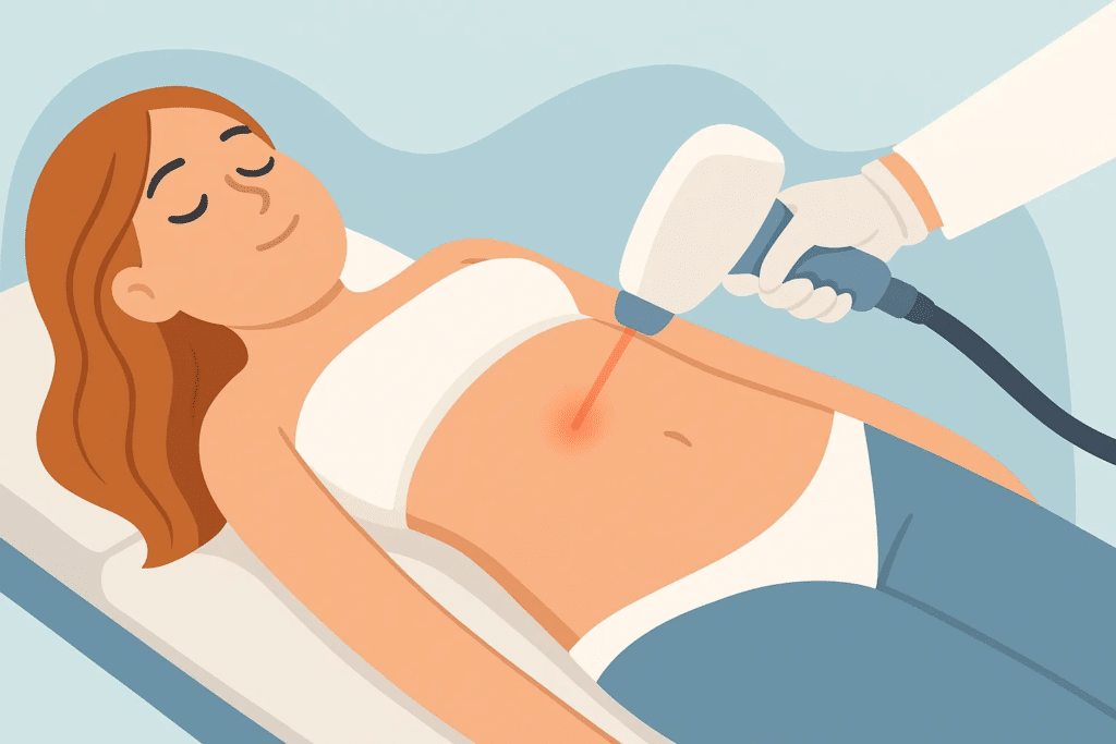 Belly Button Line Laser Hair Removal