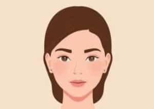 Upper lip laser hair removal treatment area for smooth hair-free skin